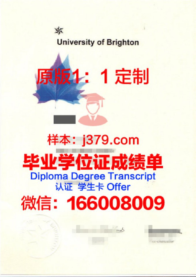 布莱顿大学毕业证成绩单图片(布莱顿大学值得读吗)