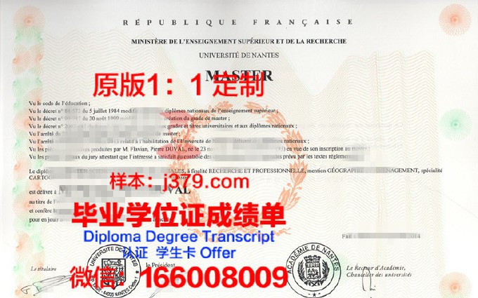 南特高等商学院diploma证书(南特商学院官网)